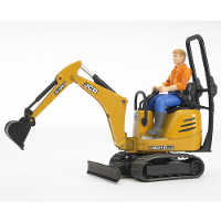 Bruder bworld JCB 8010 CTS micrograafmachine met bestuurder modelvoertuig 62002