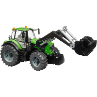 Bruder Deutz 8280 TTV met frontlader modelvoertuig