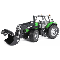 Bruder Deutz Agrotron X720 met frontlader modelvoertuig