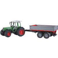 Bruder Fendt 209 S met kiepwagen met uitklapbare zijschotten modelvoertuig 02104