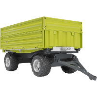 Bruder Fliegl 3 zijdige kiepwagen met afneembare top modelvoertuig