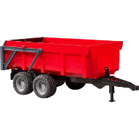 Bruder Kieptrailer Rood modelvoertuig