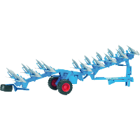 Bruder Lemken Vari Titan halfgedragen wentelploeg modelvoertuig