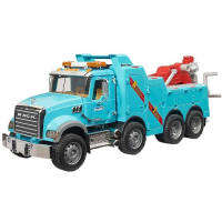 Bruder MACK Granite Bergings  en Sleepwagen met licht  en geluidsmodule