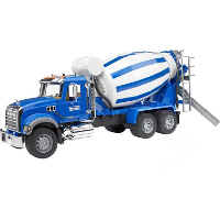 Bruder MACK Granite truck met betonmixer modelvoertuig