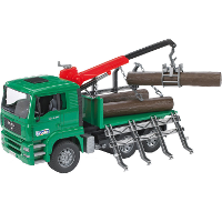 Bruder MAN houttransport modelvoertuig
