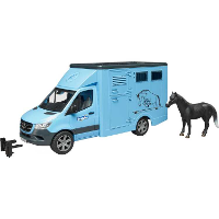 Bruder MB Sprinter dierentransporter met paard