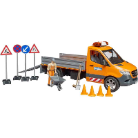 Bruder MB Sprinter gemeentevoertuig met licht en geluid modelvoertuig 02677
