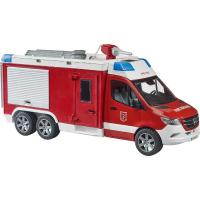 Bruder Mercedes Benz Sprinter brandweer commandowagen met licht en geluid