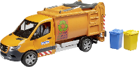 Bruder Mercedes Benz Sprinter gemeentelijke afvalverwijdering Kant en klaar model Bedrijfswagen(model)