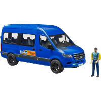Bruder Mercedes Benz Sprinter Transfer met bestuurder modelvoertuig