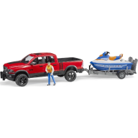 RAM 2500 Wagon met aanhanger en waterscooter