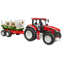 Bruder ROADMAX Tractor met trailer en 3 boomstammen