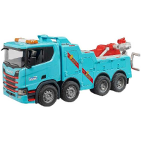 Bruder Scania Super 560R Bergings  en Sleepwagen met licht  en geluidsmodule