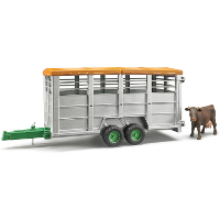 Bruder Veewagen met koe modelvoertuig