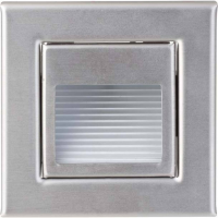 Brumberg 10129203 10129203 LED wandinbouwlamp LED Zonder 1 W RVS