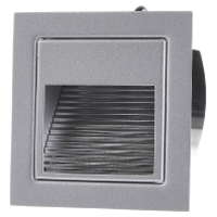Brumberg 0P3729WW 0P3729WW LED wandinbouwlamp LED LED vast ingebouwd 1 W Aluminium