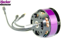 Hacker A30 22 S V4 Brushless elektromotor voor vliegtuigen kV (rpm/volt): 1440 Aantal windingen (turns): 22