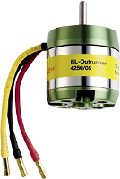 Brushless elektromotor voor vliegtuigen BL Outrunner 4250 07 10 20 V ROXXY kV (rpm/volt): 720
