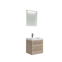 Bruynzeel badmeubelset Luca   beige   50 cm   Leen Bakker