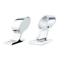 BSET MATEL 1PC Hoeken 316 Roestvrijstalen Boot Handrail Fitting Marine Railing Ondersteuningsbeugel Buis Stanchion Hardw