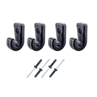 BSET MATEL 4 STUKS Sjorhaak J Haken Rigging Accessoires Voor Boot Kajak Kano Roeiboten Bungee Koord
