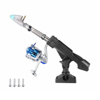 BSET METALEN ABS Verstelbare Boot Hengel Rek Houder Apparaat Pole Kajak Ondersteuning Fixer Fix Pole Draaibare Mount Opb