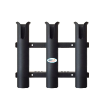 BSET MATEL Marine Boat Yacht Kayak Fishing Vertical 3 Link Rod Holder Mount Bracket Socket
