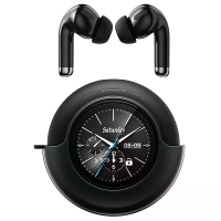 BSF TWS T7 TWS Headset Draadloze Bluetooth 6.0 Oortelefoon met Aanraak Kleurenscherm 13 mm Groot Dynamisch Eenheid DNS G