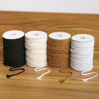 5MM 8 streng 100M Per Rol Katoenen Touw Natuurlijk Katoen Gedraaid Macrame Touw String DIY Ambacht Breien Macrame Koord