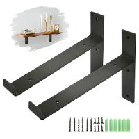Houten plank met een binnen diameter van 20 cm, 0,35 cm dikte, stevige D vormige plank, zwart gespoten voor opslag in hu