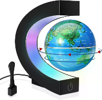 Magnetisch Leviterende Globe Wereldkaart met LED licht Thuis Kantoor Decoratie Educatieve Cadeaus voor Kinderen US Stekk