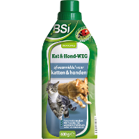 BSI Kat  en hond weg bestrijdingsmiddel 600 gram, voor 80 m2