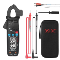 BSIDE ACM81 Digitale Stroomtang Auto Rang TRMS 1mA Nauwkeurigheid 200A Stroom DC AC Multimeter Vol Ohm Diode Temperatuur