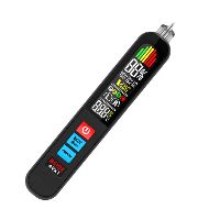 BSIDE AVX1 Non Contact Fase Sequentie Tester LCD Scherm Voltage Detectie Temperatuur Meting Oplaadbare Lithium Accu Lich