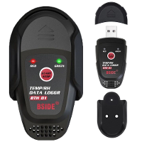 BSIDE BTH81 Temperatuurvochtigheidsdatalogger Slimme Thermometer voor Koude Ketens Opslag USB Automatische Gegevensrecor