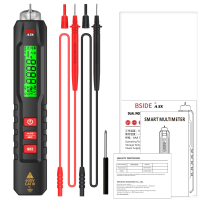 BSIDE Digital Smart Multimeter A3X Pen Type Tester Voltmeter DC AC Voltage Capacitance Ohm Hz Diode Continuity NCV Live