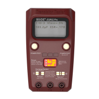 BSIDE ESR02PRO digitale transistor SMD componententester Diode Triode capacitieve Inductantie Meter