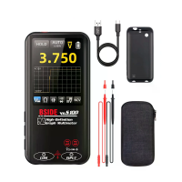 BSIDE S100 Graph Digitaal Multimeter 3,2 Inch TFT scherm Auto bereik NCV AC DC spanning Weerstand Capacitance Oplaadbare