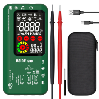BSIDE S30 Slimme Multimeter met Infrarood Temperatuurmeting Kleurenscherm Hoge Precisie Spanning Stroom Weerstand Capaci