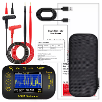 BSIDE S450 Intelligente Digitale Multimeter 20000 Tellingen Spanning Real Time Golfvormregistratie Temperatuurtest Lithi