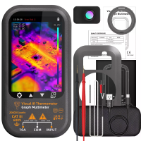 BSIDE SH8 Visueel IR thermometer grafische multimeter 3,5 inch TFT touchscreen 320 x 428 resolutie 20000 tellingen CAT I