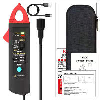 BSIDE UP1 AC/DC stroomprobe, 10A/100A klem, 100mV/A, 10mV/A uitgang, BNC interface, 12,7 mm kaken, contactloze controle,