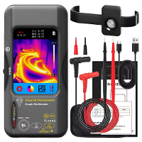 Upgrade SH7 SH7A Thermische Beeldverwarmer Multimeter 240x240 Pixel Scherm VOx Sensor 15 Kleurmodi 3.98
