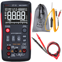 ZT X Digitale Multimeter Knop 9999 Telt VS RM409B Analoge Bar Graph AC/DC Spanning Ampèremeter Stroom Ohm LCD Achtergron