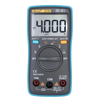 ZT100 Digitale multimeter 4000 Counts Back Light AC/DC spanning Ammeter voltmeter Ohm tester Frequentie Diode Meter