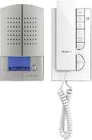Bticino 361011 Deurintercom Kabelgebonden Complete Set Voor 1 Gezinswoning Aluminium, Wit
