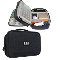 Bubm Dps S Double Layer Electronics Accessories Cable Organizer Data Cable Storage Bag Carry Case