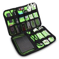 BUBM Telefoonkabelorganisatoren Accessoiretas / U Schijf / Bankkaart / USB kabel / SD kaart Opslagtas