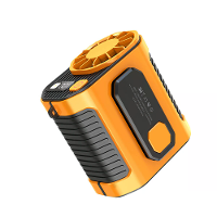 Buiten Camping Ventilator Hangende Heupventilator 5000mAh Draagbare Heupventilator met Power LED Verlichting Voor Kamper